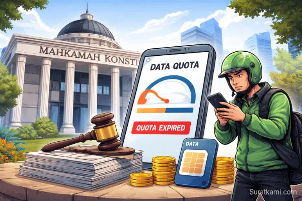 Gugatan Kuota Internet Prabayar Disidangkan Kembali di Mahkamah Konstitusi