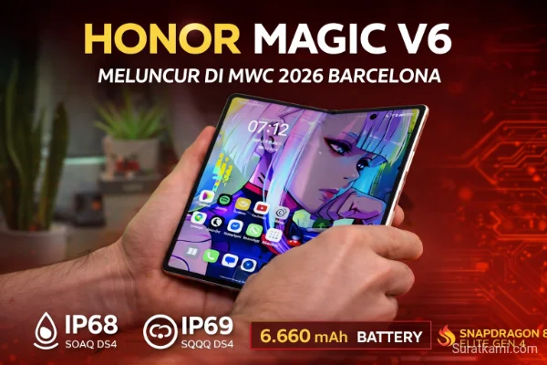 Honor Magic V6 Meluncur di MWC 2026 Barcelona, Kapan Global?