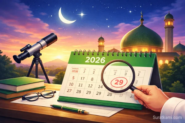 Sidang Isbat Lebaran 2026 Digelar 19 Maret, Ini Tahapannya