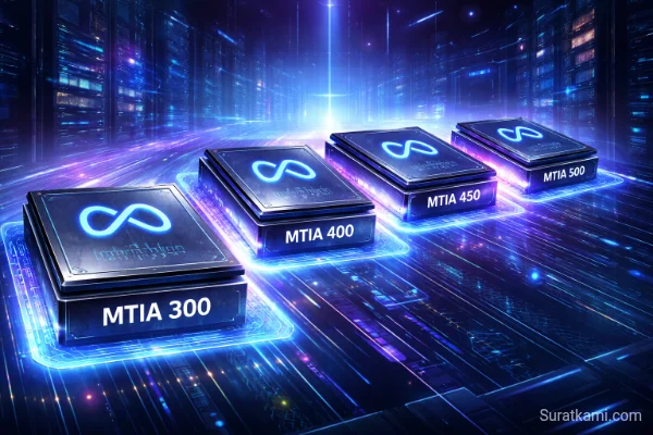 Meta Kembangkan Empat Chip AI Baru MTIA untuk Data Center