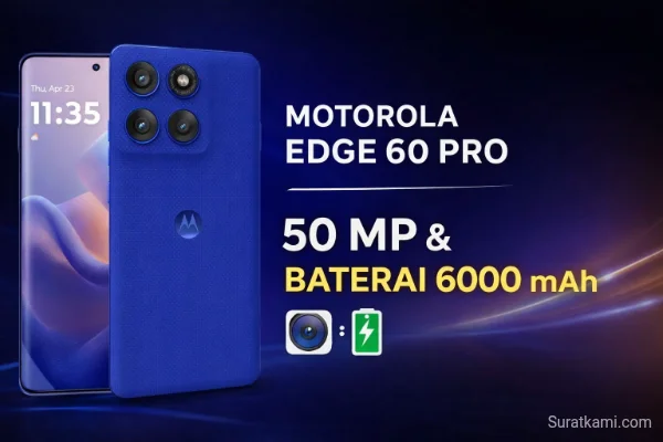 Motorola Edge 60 Pro Hadir dengan Kamera 50 MP dan Baterai 6000 mAh