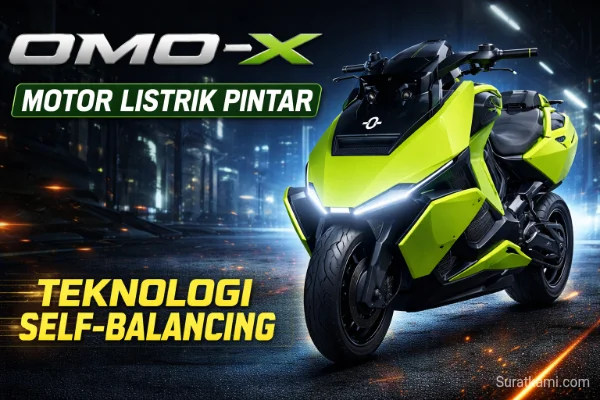 OMO-X Motor Listrik Pintar dengan Teknologi Self-Balancing