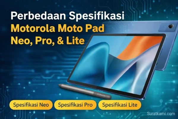 Perbedaan Spesifikasi Tablet Motorola Moto Pad Neo, Pro, dan Lite