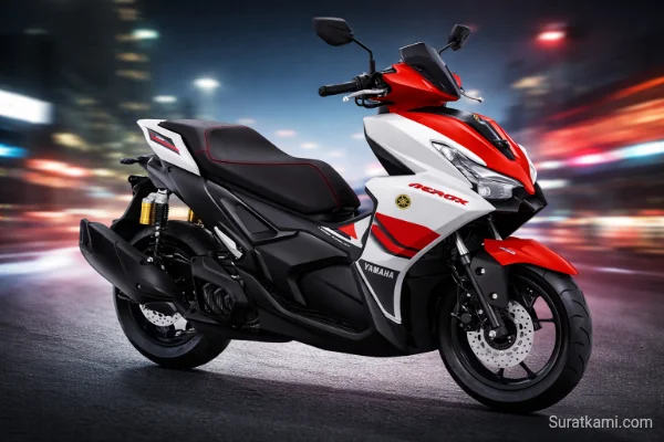 Yamaha Aerox Alpha Resmi Meluncur, Skutik Sporty Fitur Turbo