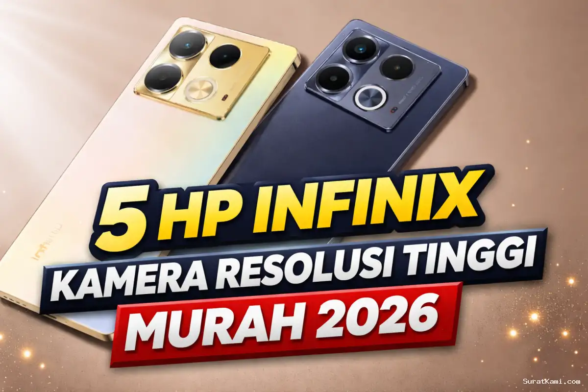 5 HP Infinix Kamera Resolusi Tinggi Murah Terbaru 2026
