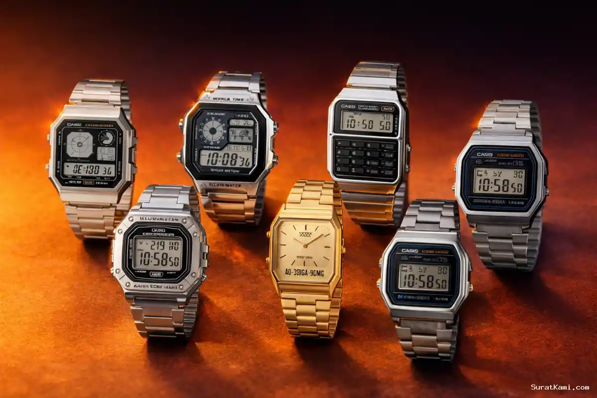 5 Jam Tangan Casio Klasik Kembali Tren Anak Muda