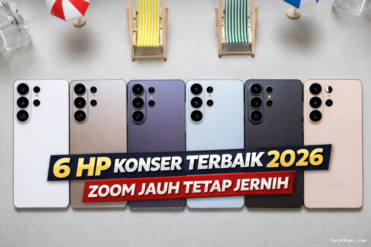 6 HP Konser Terbaik 2026, Zoom Jauh Tetap Jernih