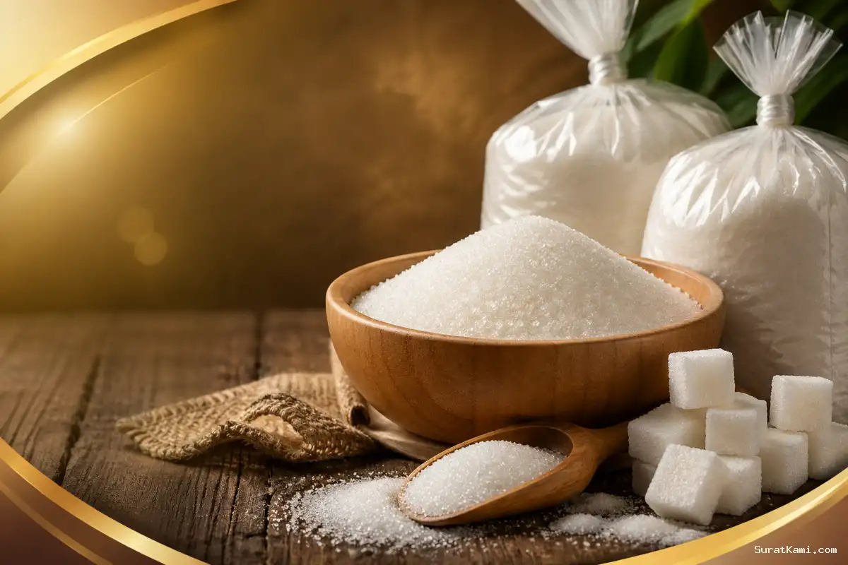 Harga Gula Mulai Naik Imbas Plastik Mahal di Pasaran