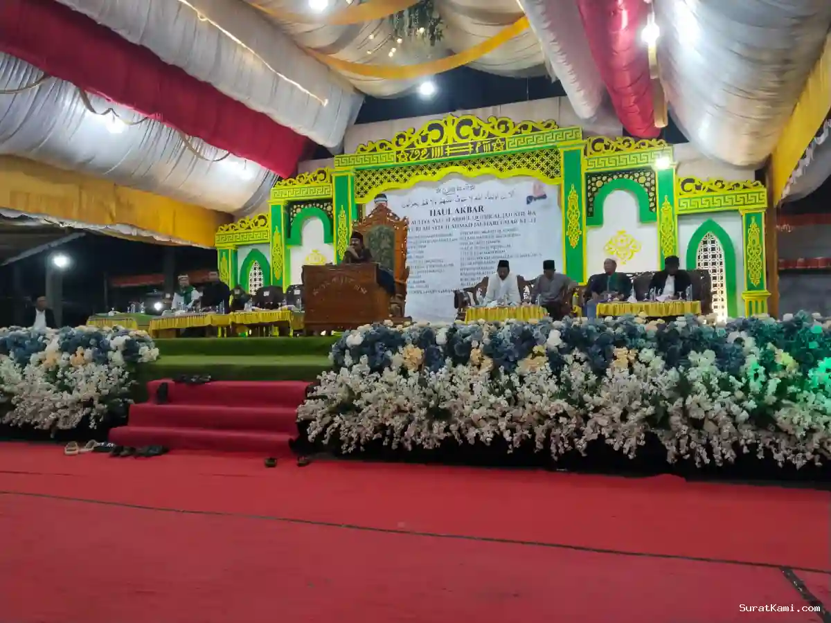 Haul Akbar Ponpes Darussalam Tegal Rejo Dihadiri 10 Ribu Jamaah