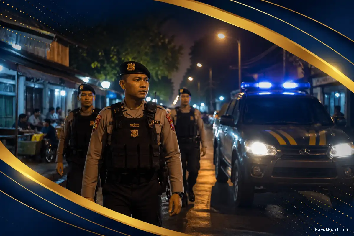 Implementasi Program Jaga Lampung, Patroli Polisi Ditingkatkan