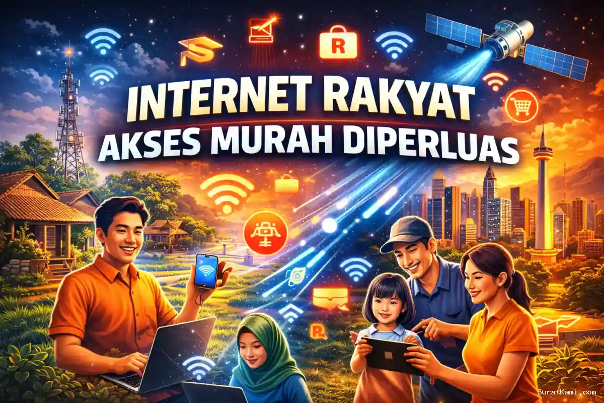 Internet Rakyat Jadi Prioritas, Akses Murah Makin Diperluas