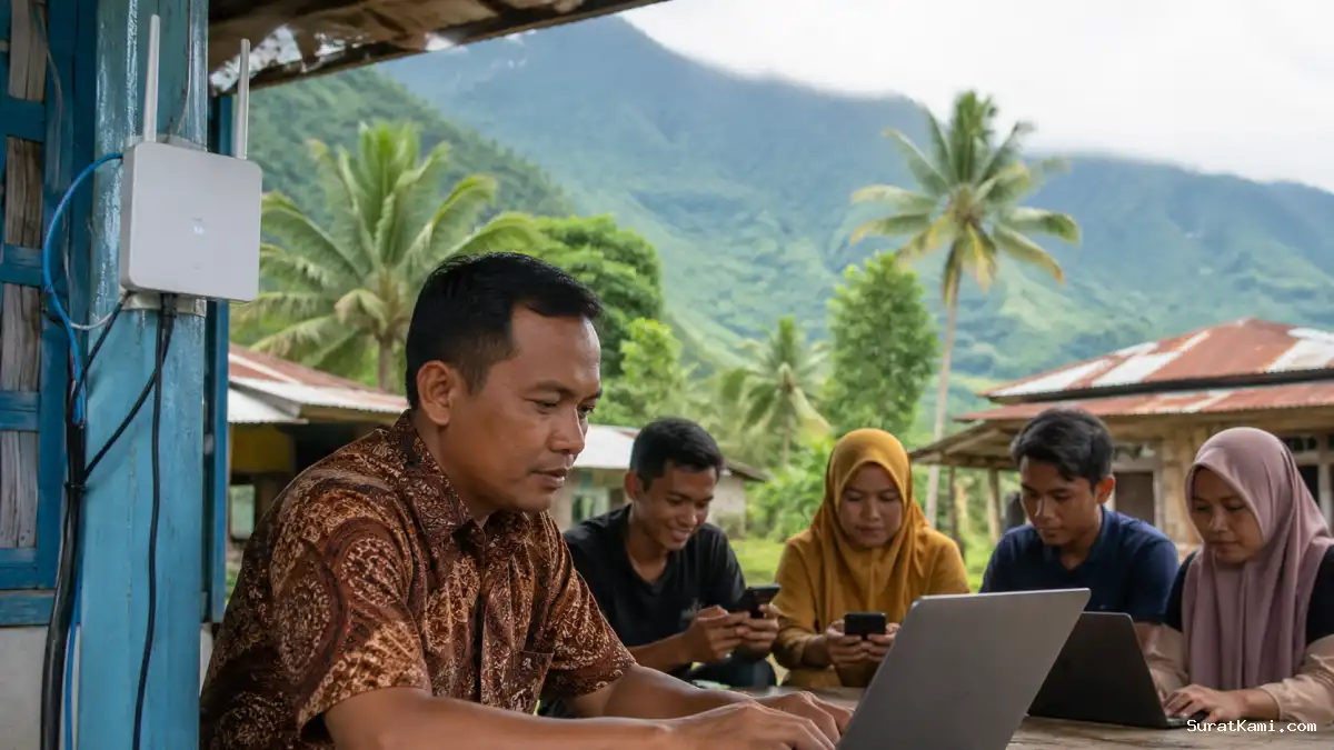 Kampung Internet Gratis, Pemerintah Tanggung Biaya Akses Desa