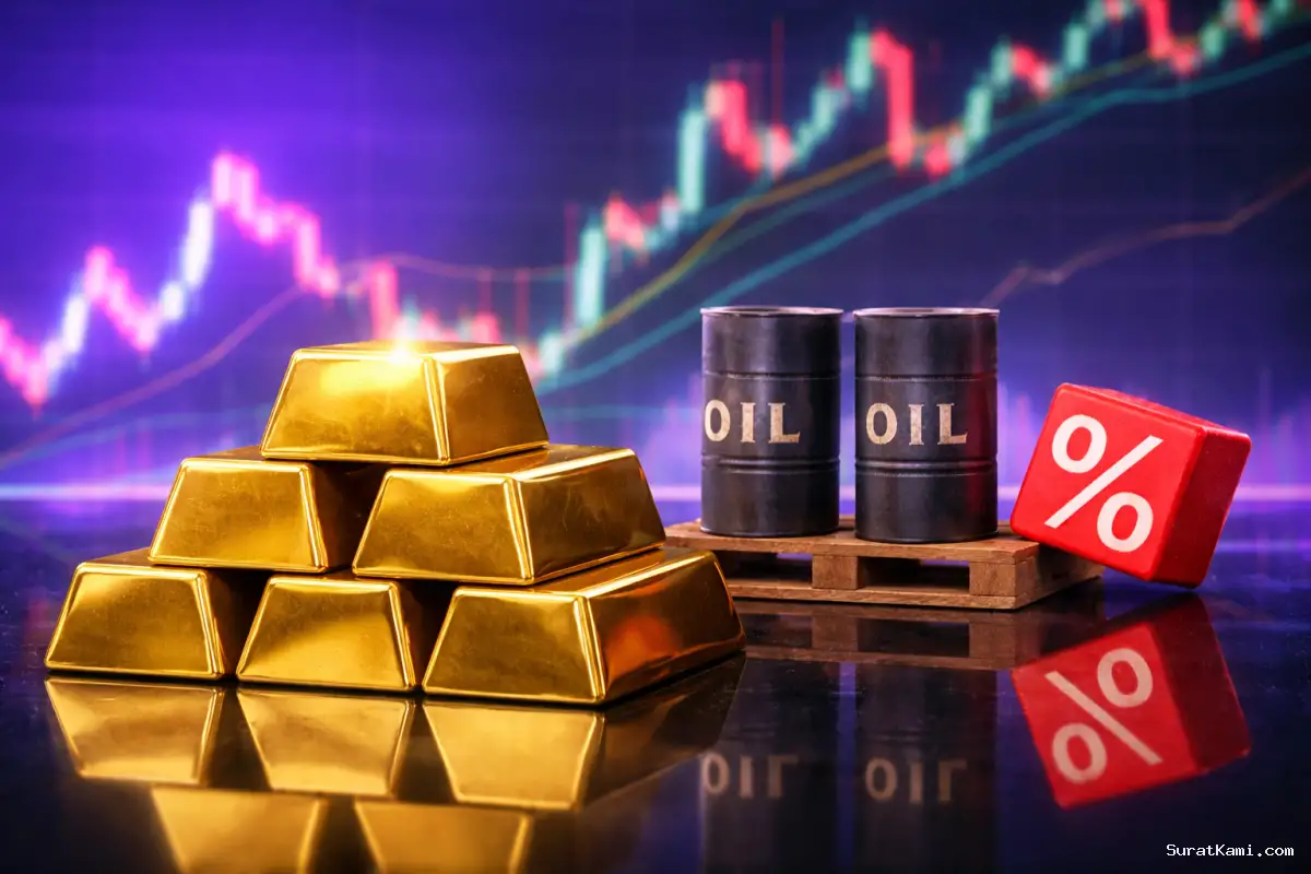 Ketegangan Timur Tengah Dorong Harga Minyak dan Emas Naik