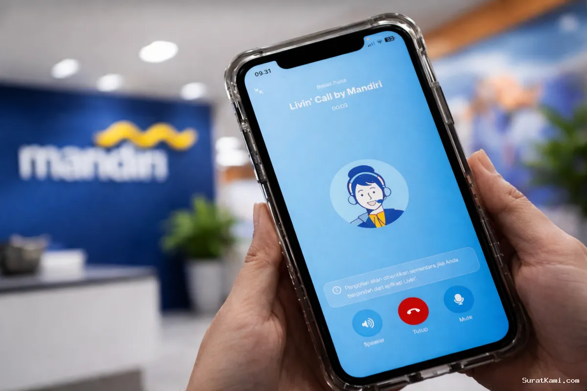 Livin’ Call Bank Mandiri, Call Center Bebas Pulsa 24 Jam