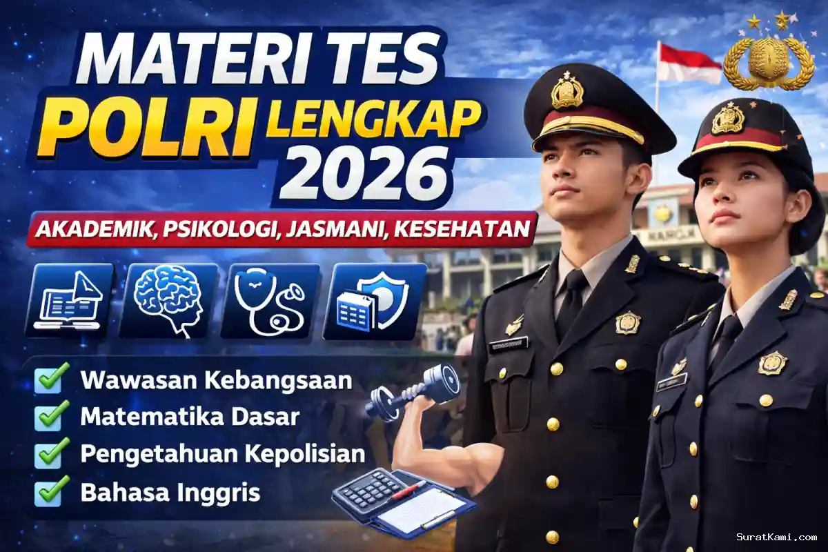 Materi Tes Polri Lengkap 2026, Ini yang Harus Dipelajari