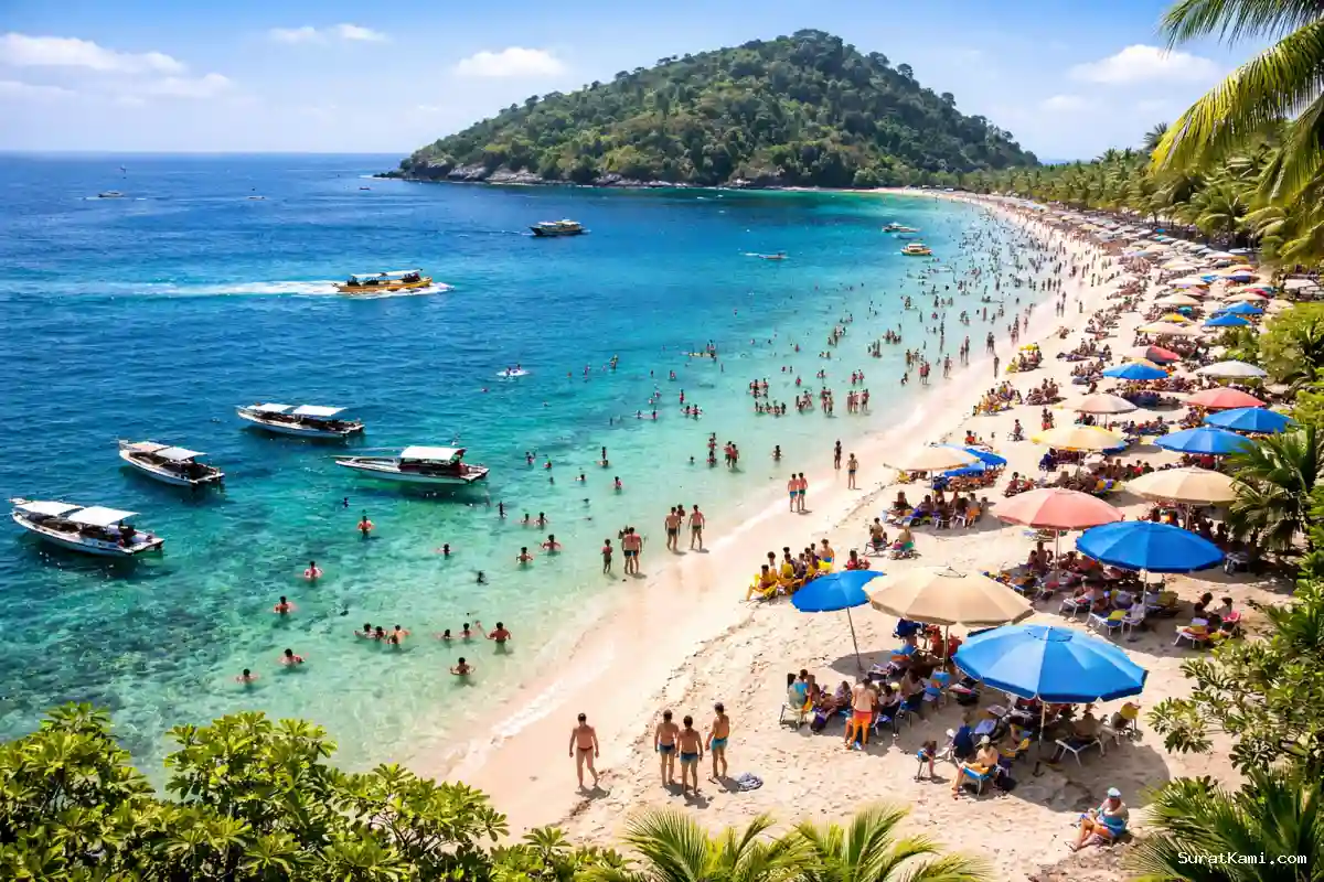 Pantai Lampung Timur Jadi Primadona Wisata Awal April 2026