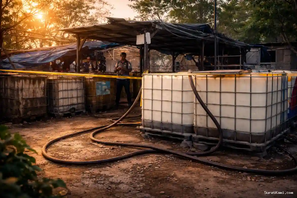 Penimbunan Solar Subsidi di Lampung Rugikan Negara Rp160 Miliar