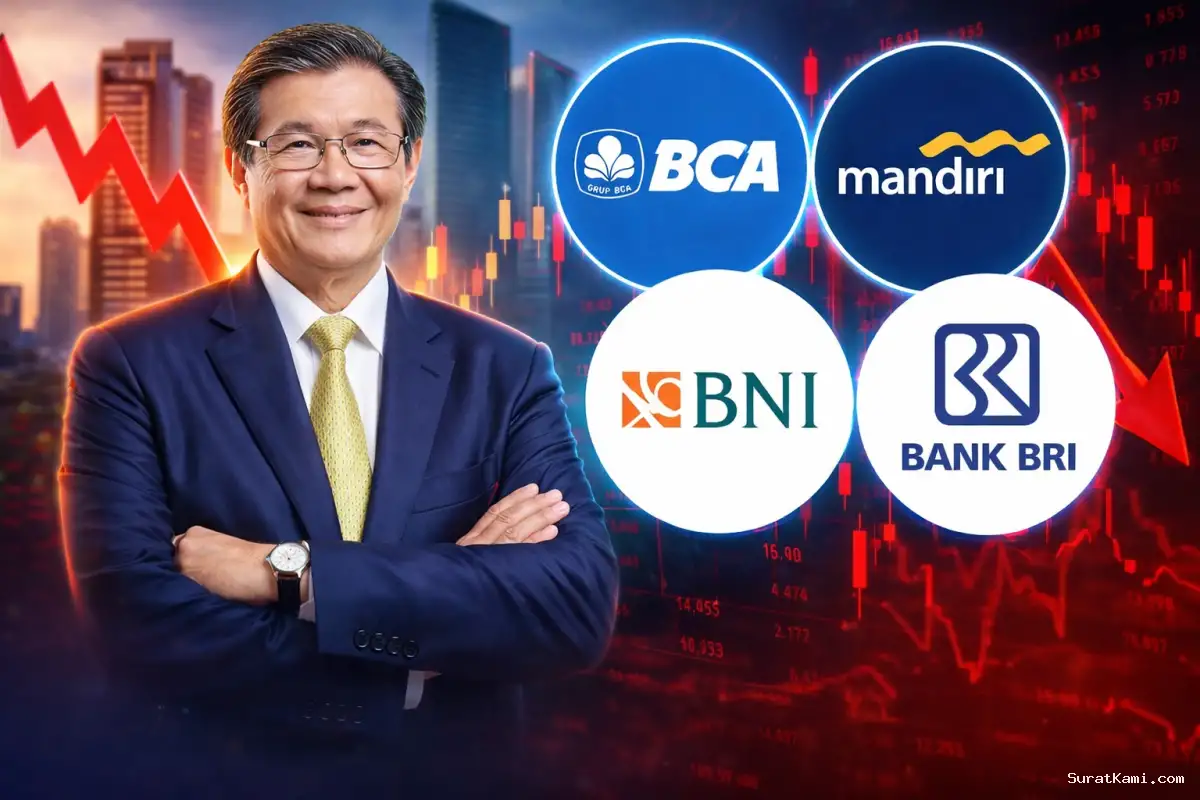 Saham Bank Besar dan Emiten Prajogo Ramai Dijual Asing
