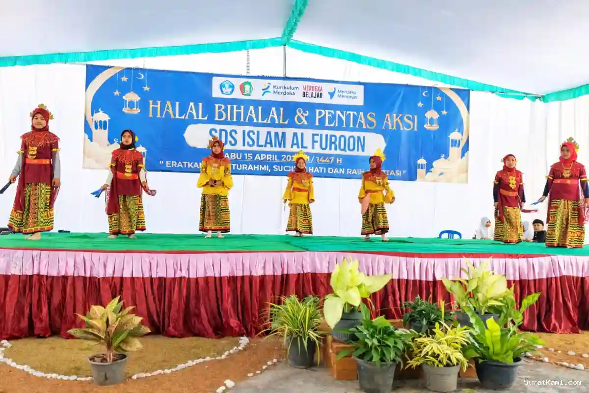 163 siswa TK dan RA ikuti Halal Bihalal dan Pentas Seni SDS Islam Al Furqon