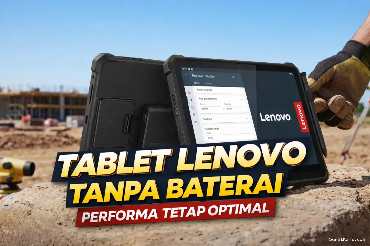 Tablet Lenovo Tanpa Baterai, Performa Tetap Optimal