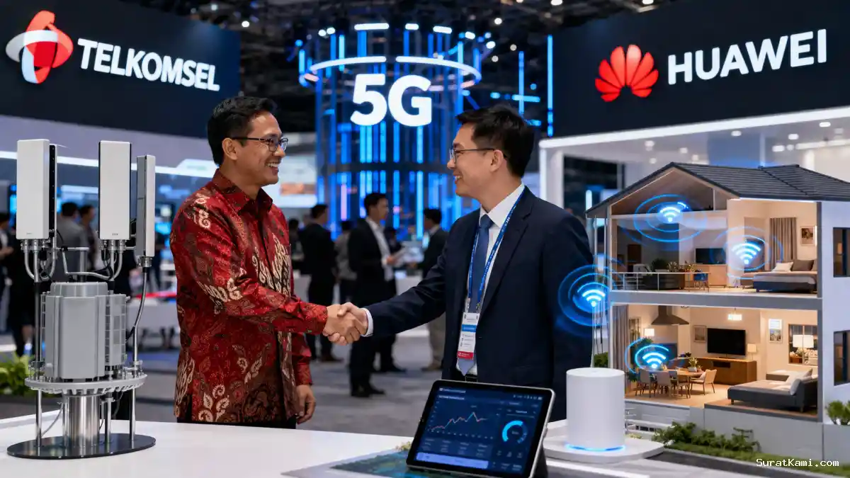 Telkomsel dan Huawei Perkuat 5G, WiFi Tanpa Blank Spot