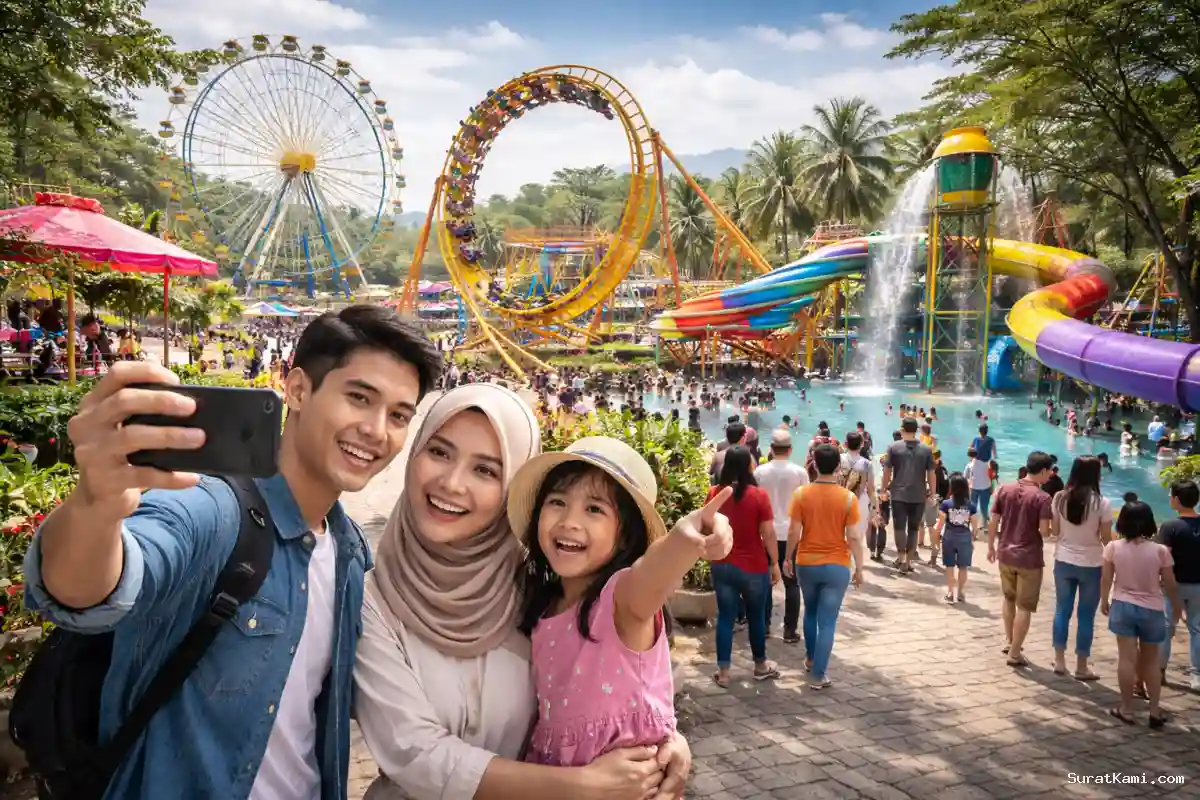 Wisata Buatan Lampung Ramai, Kunjungan Tembus Ribuan