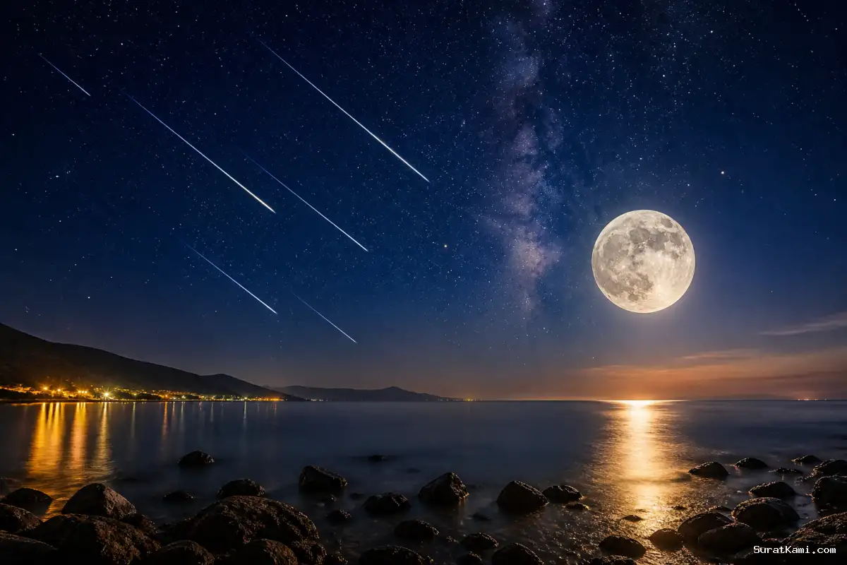 Fenomena Langit Mei: Hujan Meteor dan Purnama Langka