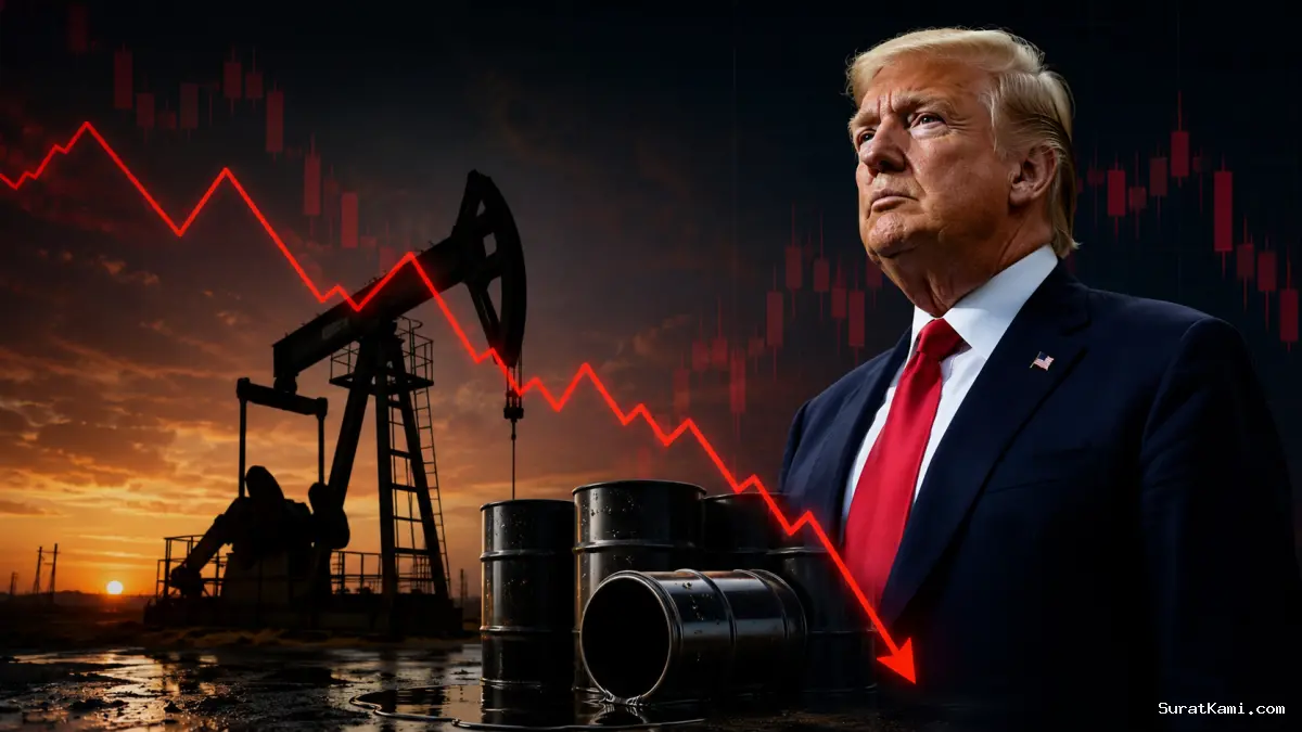 Harga Minyak Dunia Ambruk, Trump Disebut Tipu Bandar