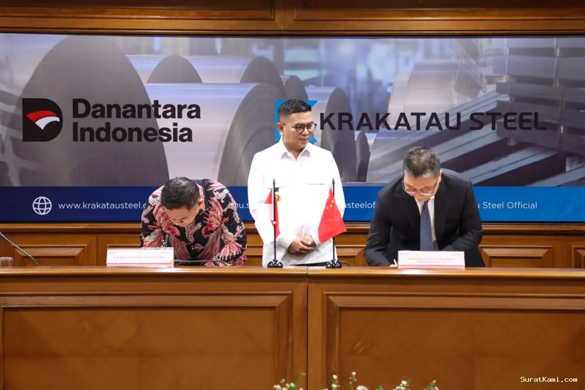 Krakatau Steel Gandeng Hebei, Investasi Baja China Masuk Banten