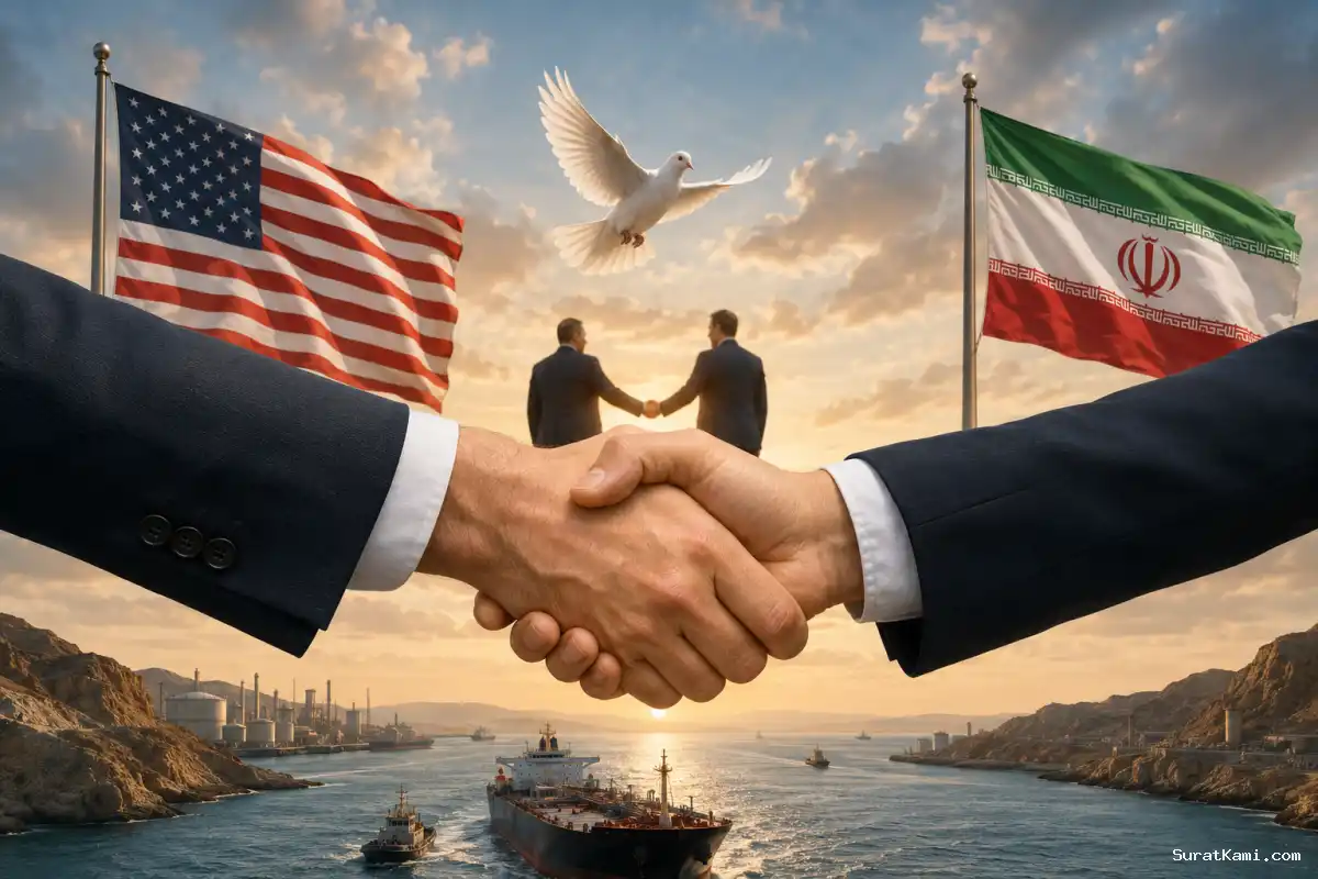 AS-Iran Sepakat Damai, Selat Hormuz Jadi Harapan Stabilitas Dunia