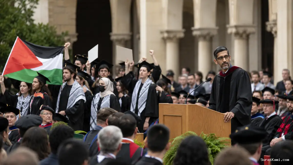 Protes Sundar Pichai di Stanford Dipicu Proyek Israel Google