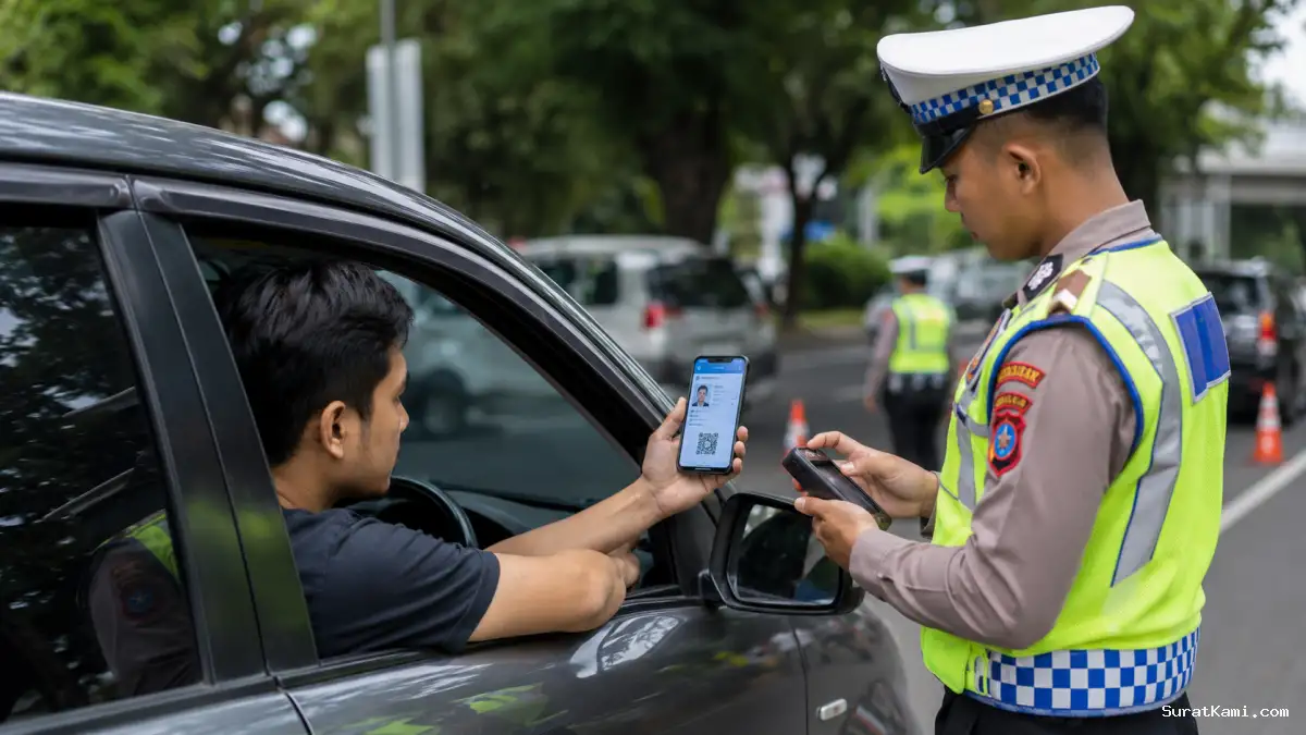 SIM Digital Sah Saat Razia, Langkah Modernisasi Layanan Berkendara