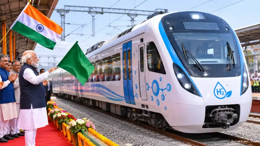 India Luncurkan Kereta Bertenaga Hidrogen Pertama Buatan Lokal