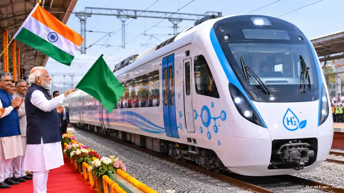 India Luncurkan Kereta Bertenaga Hidrogen Pertama Buatan Lokal