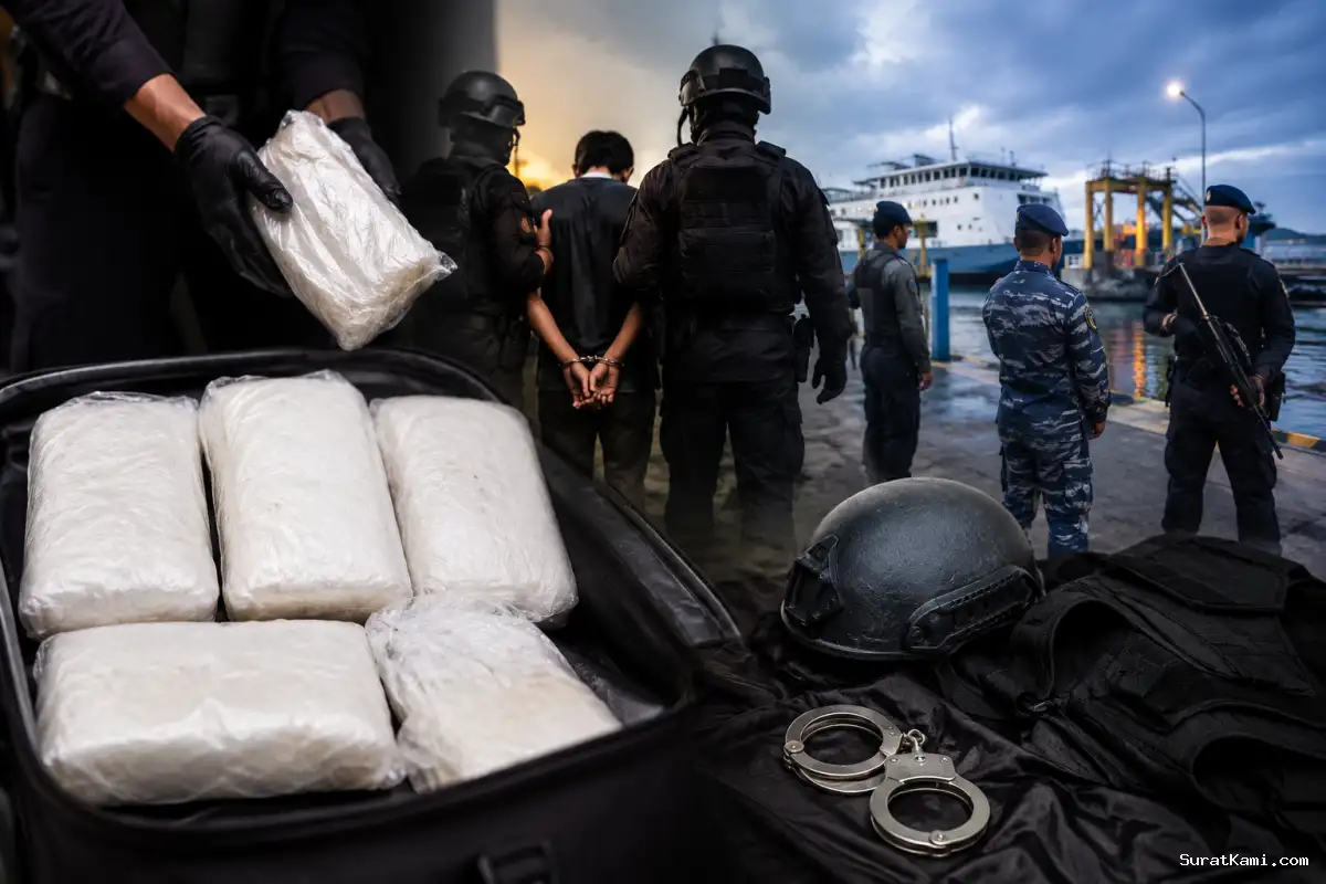 Polisi Gagalkan Penyelundupan 5 Kg Sabu di Bakauheni