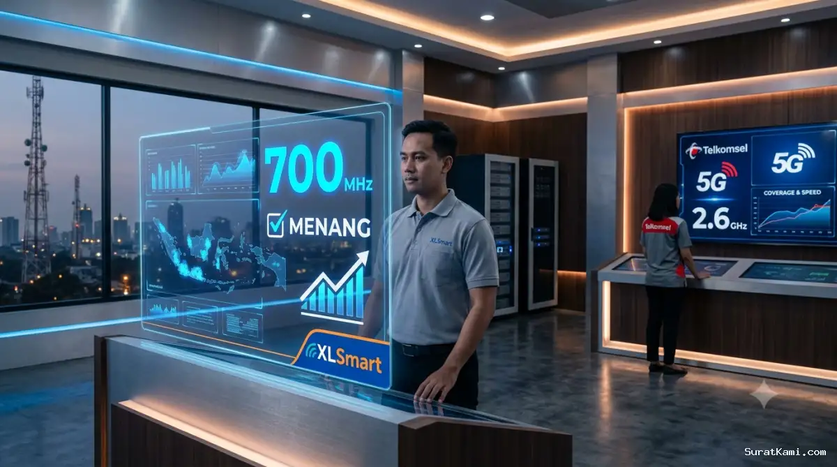 Hasil Lelang Frekuensi Resmi Diumumkan, XLSmart dan Telkomsel Berbagi Spektrum Strategis