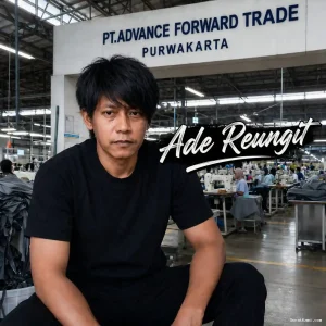 Lagu Baru Ade Reungit Angkat Semangat Pekerja PT Advance Forward Trade Purwakarta