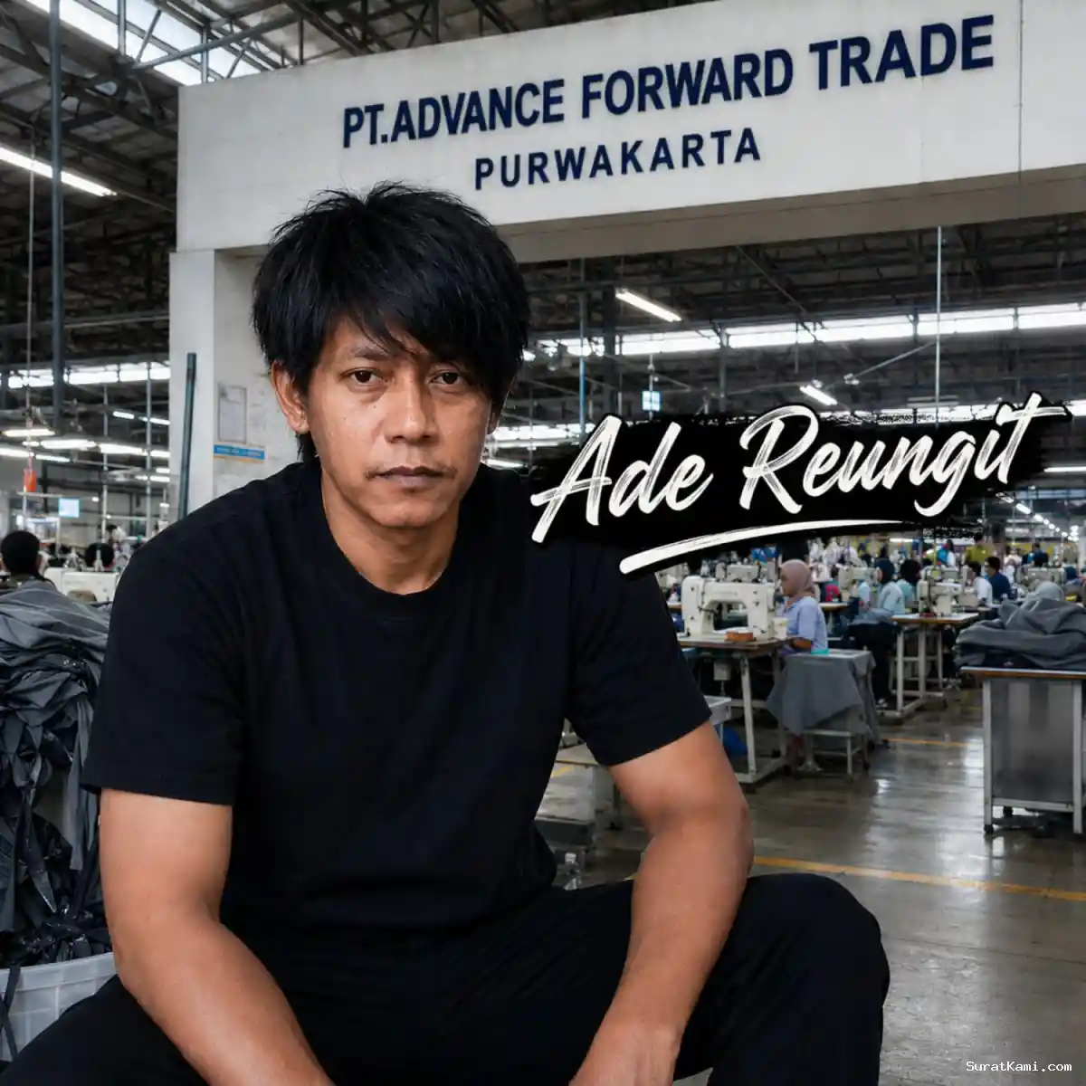 Lagu Baru Ade Reungit Angkat Semangat Pekerja PT Advance Forward Trade Purwakarta