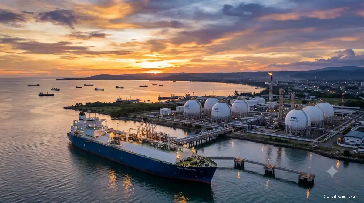 Perta Arun Gas Jadikan Indonesia Re-Export Loading Market LNG Dunia