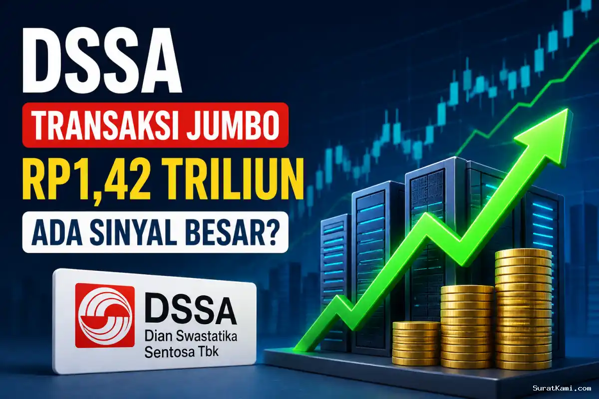 Transaksi Saham DSSA Rp1,42 Triliun, Ada Sinyal Besar?