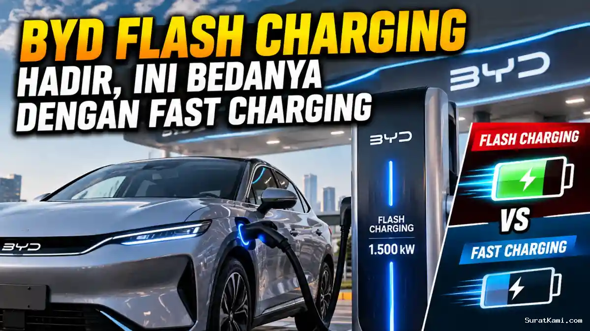 BYD Flash Charging Hadir, Ini Bedanya dengan Fast Charging