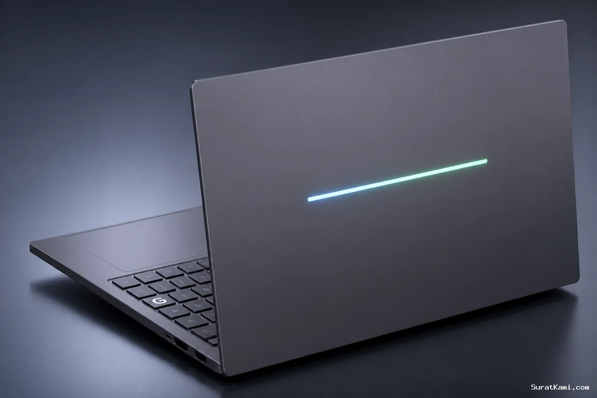 ASUS Googlebook Muncul dalam Render, Bawa Glowbar dan Integrasi Gemini