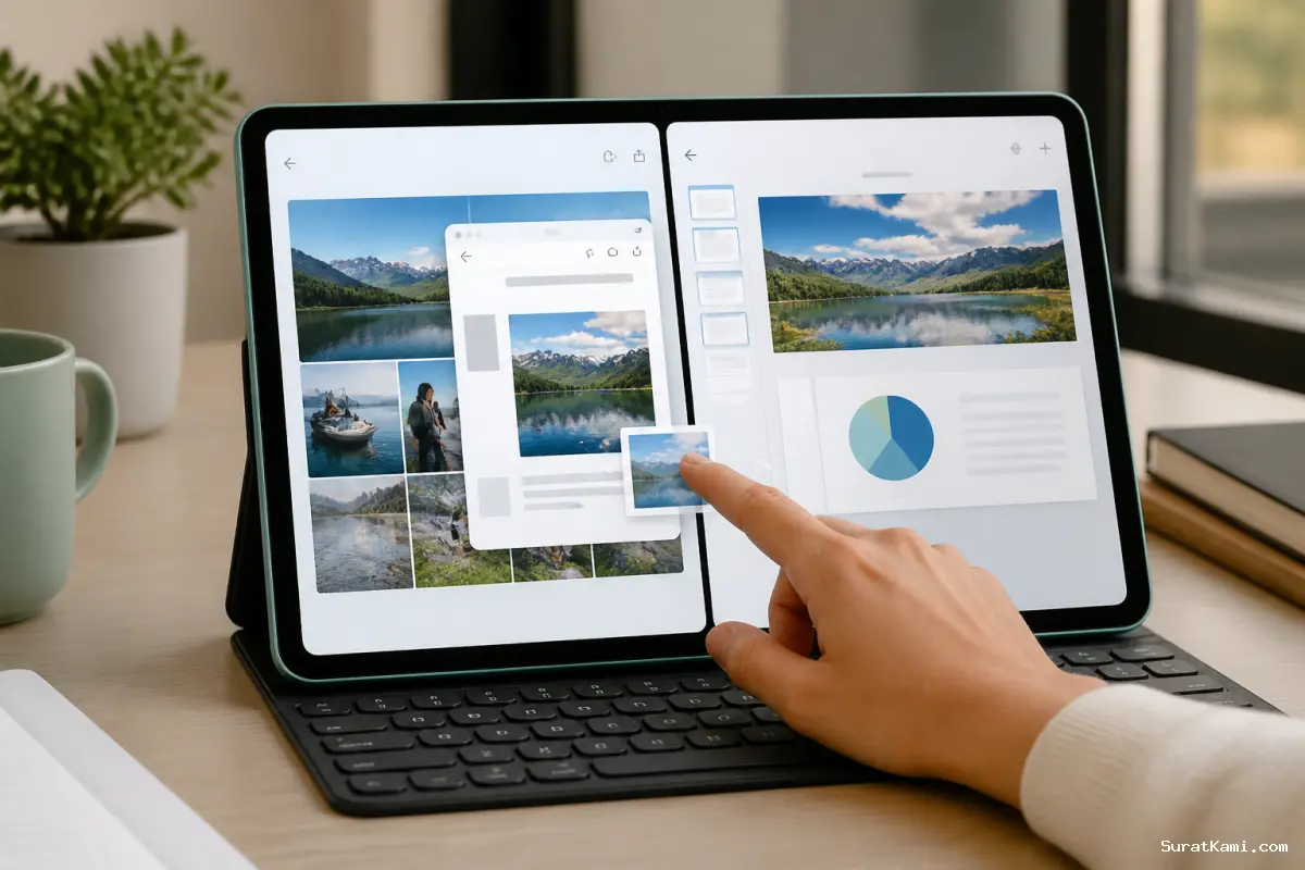 Fitur Multi-Window Honor Pad X8b untuk Kerja Multitugas