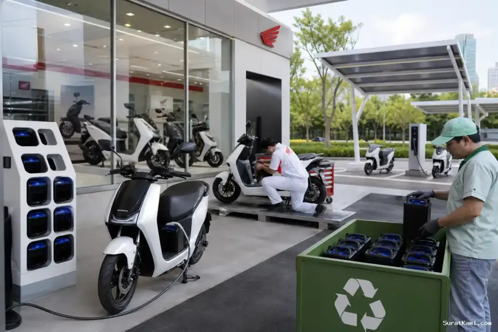 Honda Siapkan Ekosistem Motor Listrik dari Diler hingga Baterai