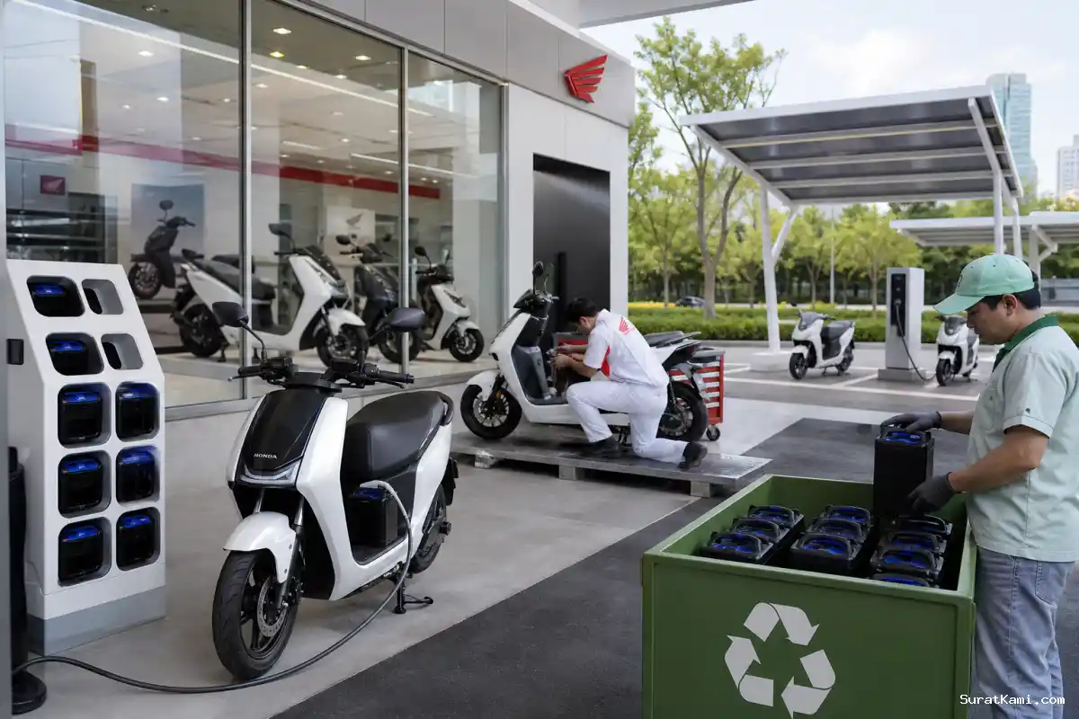 Honda Siapkan Ekosistem Motor Listrik dari Diler hingga Baterai