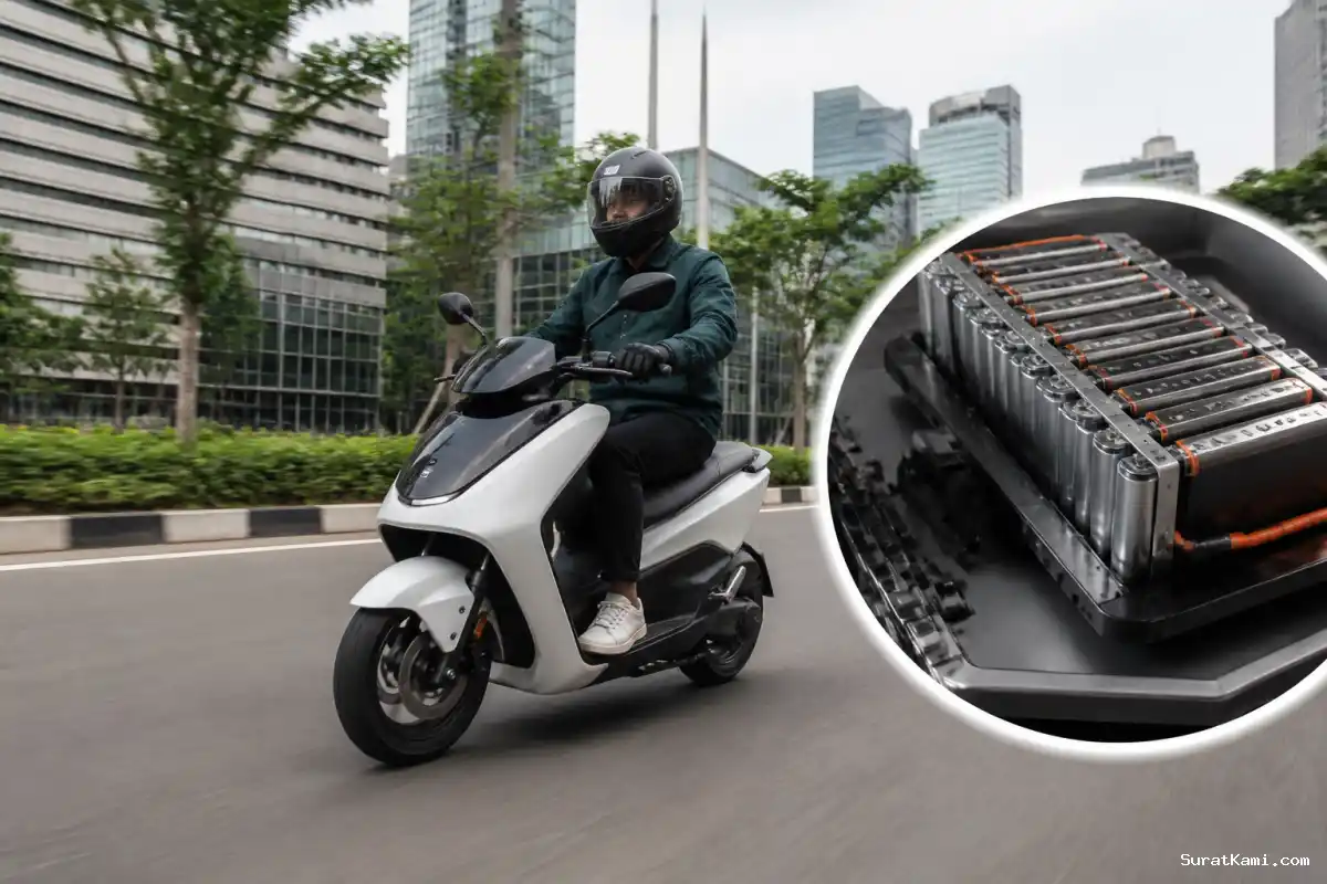 Kapasitas Baterai Jadi Kunci Menambah Jarak Tempuh Motor Listrik