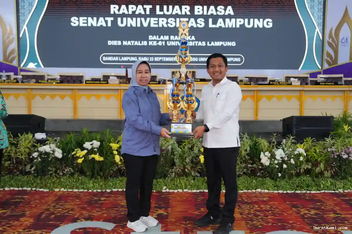 FKIP Unila Juara Umum Piala Bergilir Dies Natalis Universitas Lampung ke-61