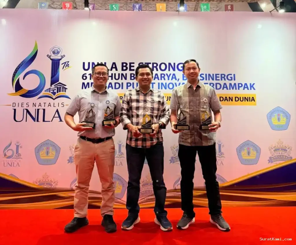 FKIP Universitas Lampung Raih 7 Anugerah Be Strong Unila 2026