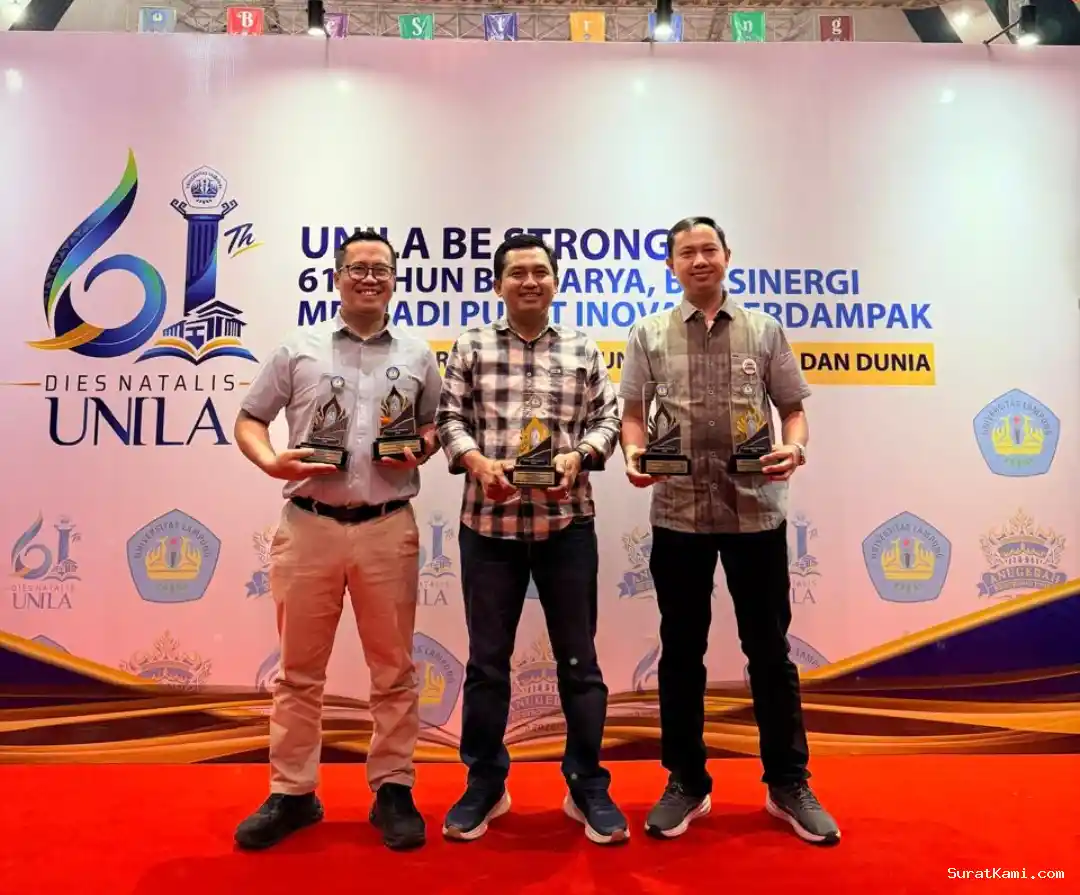 FKIP Universitas Lampung Raih 7 Anugerah Be Strong Unila 2026