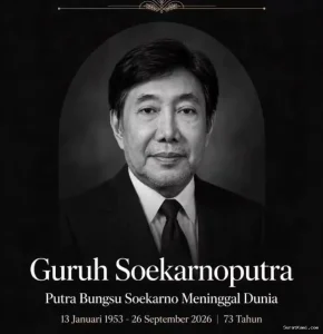 Guruh Soekarnoputra Meninggal Dunia pada Usia 73 Tahun